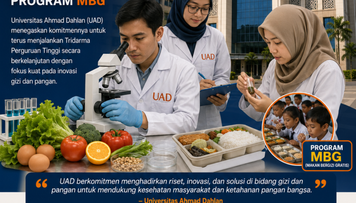 Respons Program Makan Bergizi Gratis, UAD Pilih Unjuk Gigi Lewat Inovasi Pangan Lokal dan Gizi